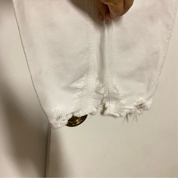 MOTHER The Lace Up High Waisted Dazzler Ankle Chew Jeans Size 24 - Picture 12 of 13